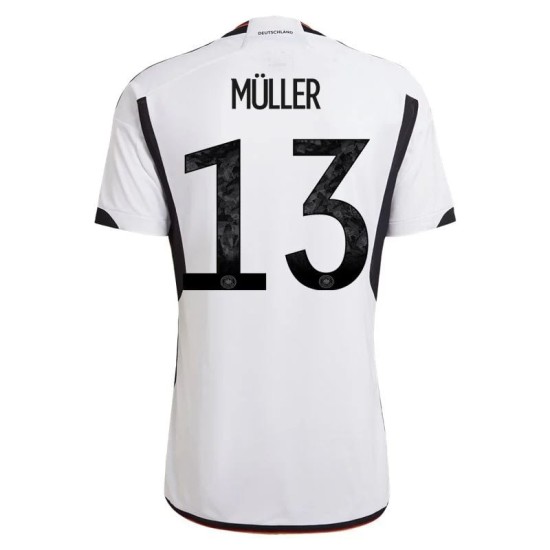 Thomas Müller #13 Deutschland Heimtrikot Weltmeisterschaft 2022 Thomas Müller #13 Deutschland Heimtrikot Weltmeisterschaft 2022