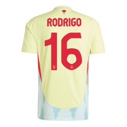 Rodrigo #16 Spanien Auswärtstrikot EURO 2024