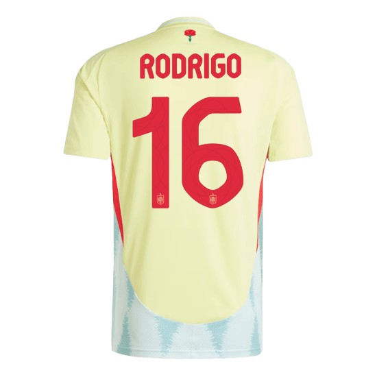 Rodrigo #16 Spanien Auswärtstrikot EURO 2024 Rodrigo #16 Spanien Auswärtstrikot EURO 2024