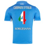 Herren Napoli 2024/25 Heim Italienischer Meister Trikot Herren Napoli 2024/25 Heim Italienischer Meister Trikot