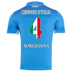 Herren Napoli 2024/25 Heim Italienischer Meister Trikot