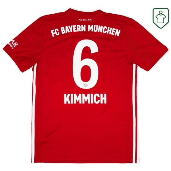 Herren Bayern München 2020/21 Heim-Retro-Trikot Kimmich #6 Herren Bayern München 2020/21 Heim-Retro-Trikot Kimmich #6