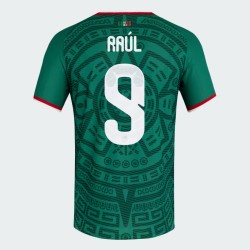 Herren Mexiko 2026 Heim Authentisches WM-Trikot RAÚL #9