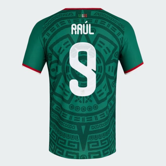 Herren Mexiko 2026 Heim Authentisches WM-Trikot RAÚL #9 Herren Mexiko 2026 Heim Authentisches WM-Trikot RAÚL #9