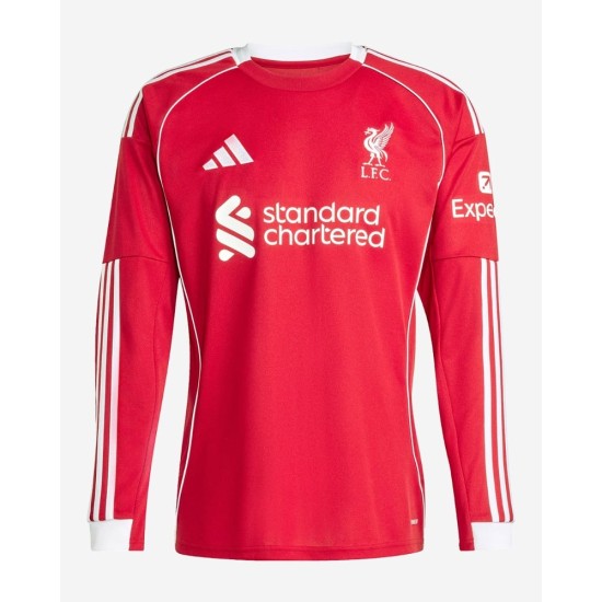 Damen Liverpool 2025/26 Heimtrikot Langarm
