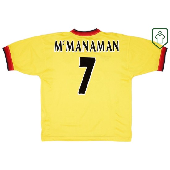 Herren Liverpool 1997/98 Auswärts Retro Shirt McManaman #7 Herren Liverpool 1997/98 Auswärts Retro Shirt McManaman #7