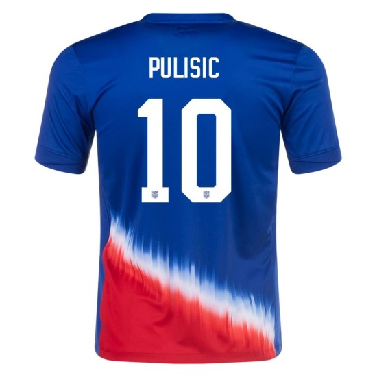 Christian Pulisic #10 USMNT Auswärtstrikot Copa America 2024 Christian Pulisic #10 USMNT Auswärtstrikot Copa America 2024