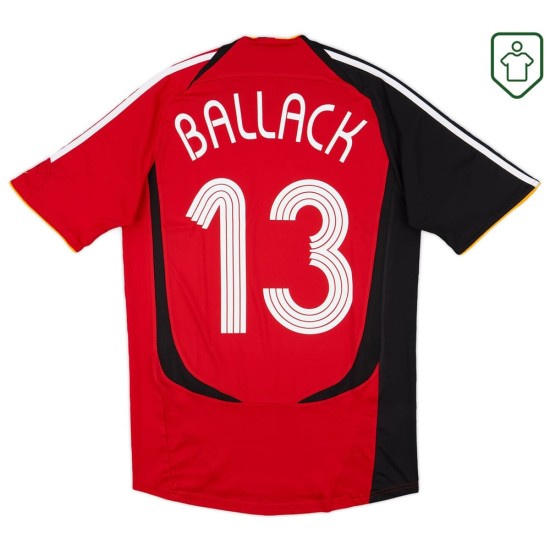 Männer Deutschland 2005/07 Auswärts Retro Shirt Ballack #13