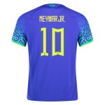 Neymar #10 Brasilien Auswärtstrikot Weltmeisterschaft 2022