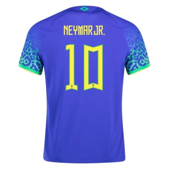 Neymar #10 Brasilien Auswärtstrikot Weltmeisterschaft 2022