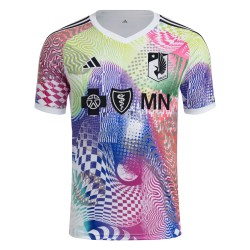Kinder Minnesota United FC 2025 Drittes Pre-Match Shirt - Weiß