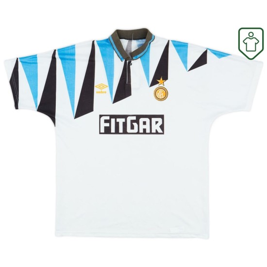 Herren Inter Mailand 1991/92 Auswärts-Retro-Trikot