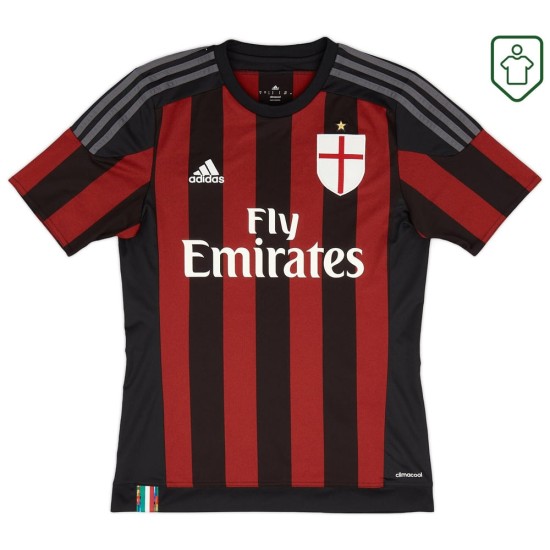 Herren Milan 2015/16 Heim-Retro-Trikot