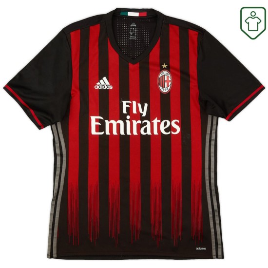 Herren Milan 2016/17 Heim-Retro-Trikot