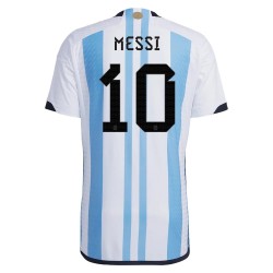 Lionel Messi #10 Argentinien Heimtrikot Weltmeisterschaft 2022