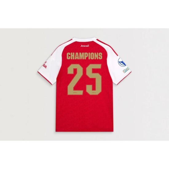Kinder Arsenal 2025/26 Heim UWCL Champions Trikot