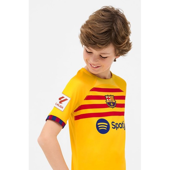 Kinder FC Barcelona 2023/24 Viertes LFP Trikot