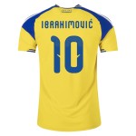 Herren Schweden 2026 Heim Authentic Weltmeisterschaft Trikot IBRAHIMOVIĆ #10 Herren Schweden 2026 Heim Authentic Weltmeisterschaft Trikot IBRAHIMOVIĆ #10