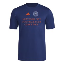 Kinder New York City FC 2025 Drittes Hook AEROREADY Shirt - Navy