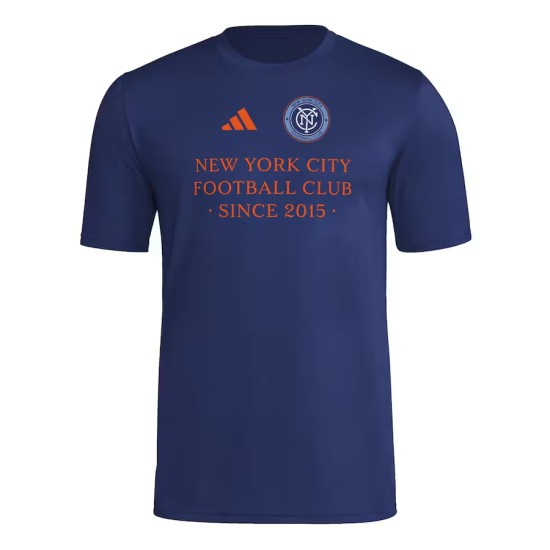Herren New York City FC 2025 Drittes Hook AEROREADY Shirt - Navy Herren New York City FC 2025 Drittes Hook AEROREADY Shirt - Navy