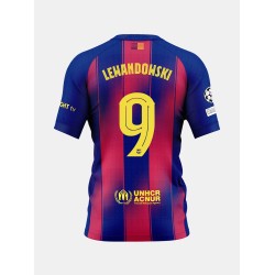 Herren FC Barcelona 2025/26 Heim UCL Trikot - LEWANDOWSKI #9