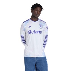 Kinder Aston Villa 2025/26 Drittes Langarmtrikot