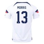 Jordan Morris #13 USMNT Heimtrikot Weltmeisterschaft 2022