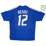 Männer Frankreich 2002/04 Heim Retro Shirt Henry #12