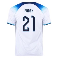 Phil Foden #21 England Heimtrikot Weltmeisterschaft 2022