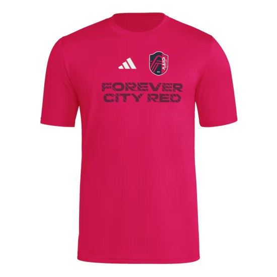 Herren St. Louis City SC 2025 Drittes Hook AEROREADY Shirt - Rosa