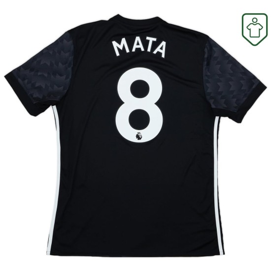 Herren Manchester United 2017/18 Auswärts Retro Shirt Mata #8