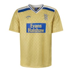 Herren Birmingham City 88/89 Auswärtstrikot Retro Matchwinner Evans Halshaw
