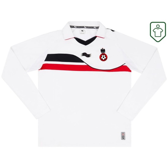 Herren OGC Nizza Auswärts-Retro-Langarmtrikot 2011/12