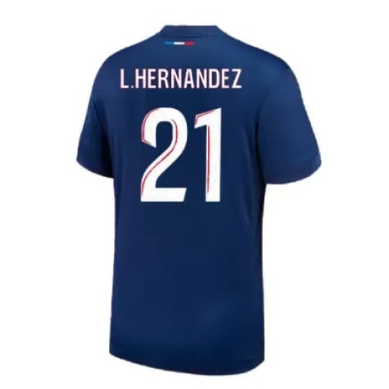 Herren L.HERNANDEZ PSG 2024/25 Heimtrikot