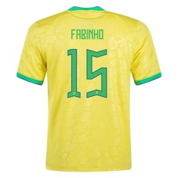 Fabinho #15 Brasilien Heimtrikot Weltmeisterschaft 2022