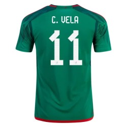 Carlos Vela #11 Mexiko Heimtrikot Weltmeisterschaft 2022