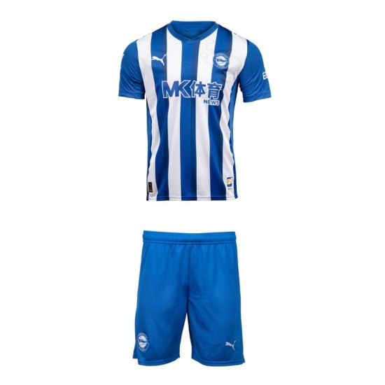 Kinder Deportivo Alavés 2025/26 Heim-Kit
