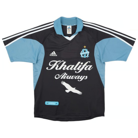 Herren Olympique Marseille Auswärts-Retro-Trikot 2001/02 Herren Olympique Marseille Auswärts-Retro-Trikot 2001/02