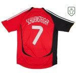 Männer Deutschland 2005/07 Auswärts Retro Shirt Schweinsteiger #7