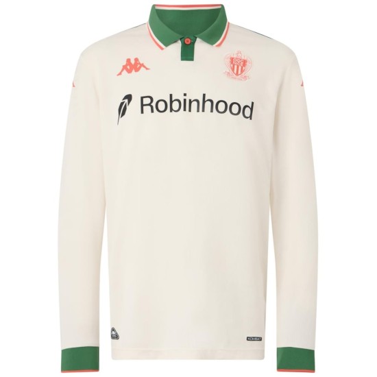 Herren OGC Nizza 2025/26 Auswärtstrikot Langarm Herren OGC Nizza 2025/26 Auswärtstrikot Langarm