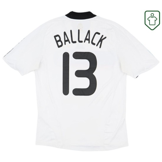 Männer Deutschland 2008/09 Heim Retro Shirt Ballack #13 Männer Deutschland 2008/09 Heim Retro Shirt Ballack #13