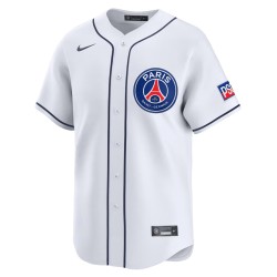 Herren PSG x MLB 2025/26 Limitierte Trikot - Weiß