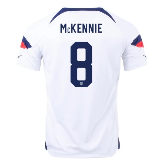 Weston McKennie #8 USMNT Heimtrikot Weltmeisterschaft 2022