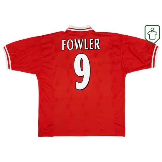 Herren Liverpool 1996/98 Heim Retro Shirt Fowler #9