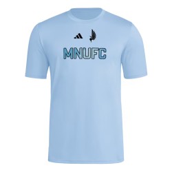 Kinder Minnesota United FC 2025 Drittes Hook AEROREADY Shirt - Blau