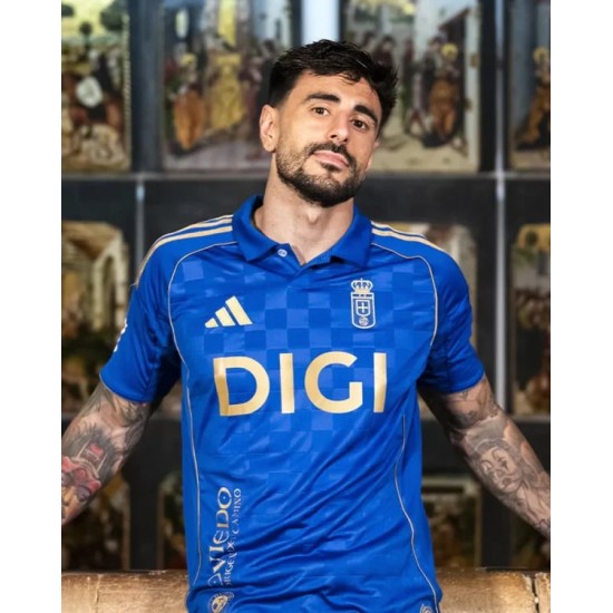Herren Real Oviedo 2025/26 Heimtrikot