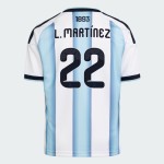 Damen Argentinien 2026 Heim Authentisches WM-Trikot L. MARTÍNEZ #22 Damen Argentinien 2026 Heim Authentisches WM-Trikot L. MARTÍNEZ #22