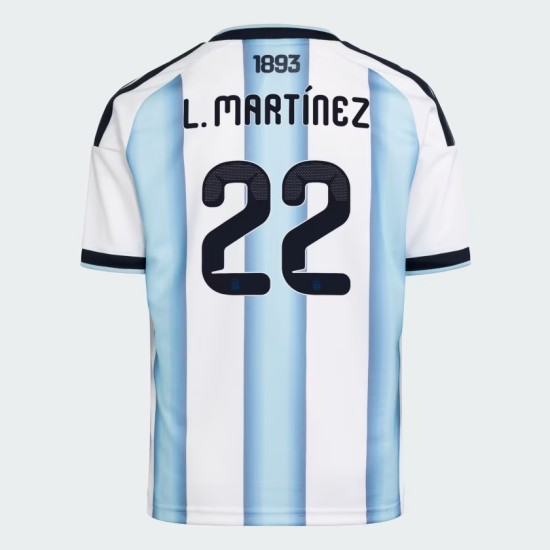 Damen Argentinien 2026 Heim Authentisches WM-Trikot L. MARTÍNEZ #22 Damen Argentinien 2026 Heim Authentisches WM-Trikot L. MARTÍNEZ #22