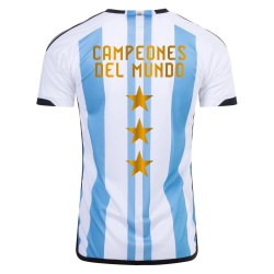Argentinien Champions Heimtrikot Weltmeisterschaft 2022 - 3 Stars
