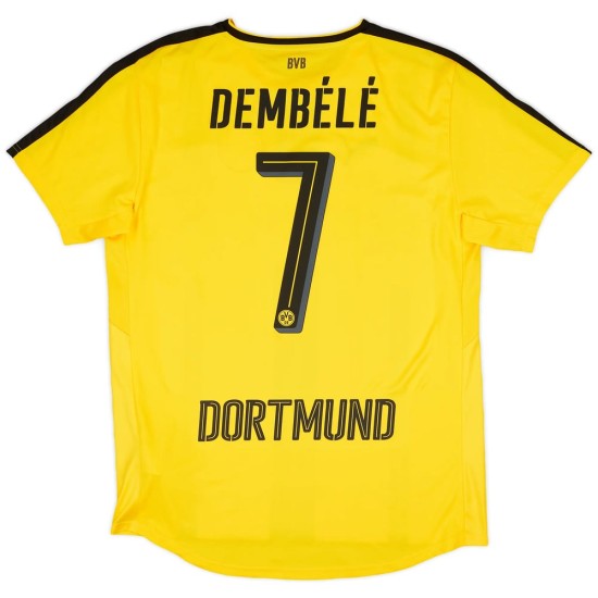 Herren O.DEMBELE BVB Borussia Dortmund 2016/17 Heimtrikot Herren O.DEMBELE BVB Borussia Dortmund 2016/17 Heimtrikot